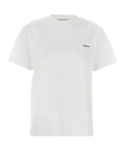 Coperni White Logo T-shirt In White