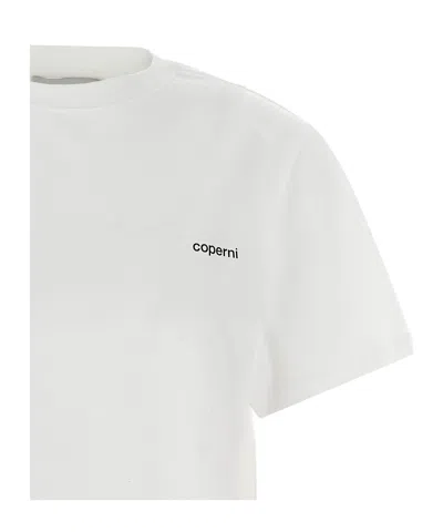 Coperni White Logo T-shirt In White