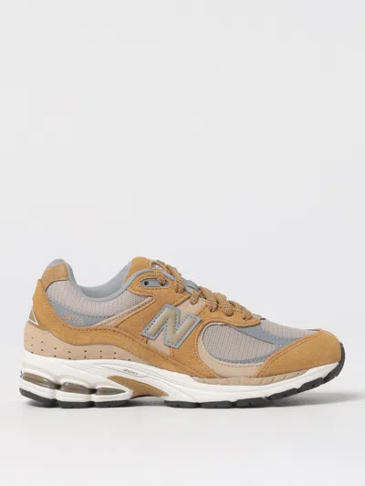 New Balance Round Toe Sneakers With Mesh And Suede Panels In Brown