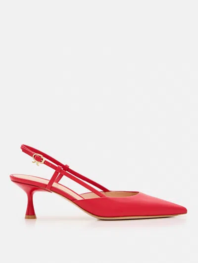 Gianvito Rossi Ascent 55 Slingback In Red