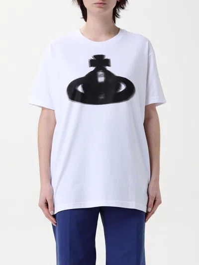 Vivienne Westwood Halftone Orb Classic T-shirt - White In White