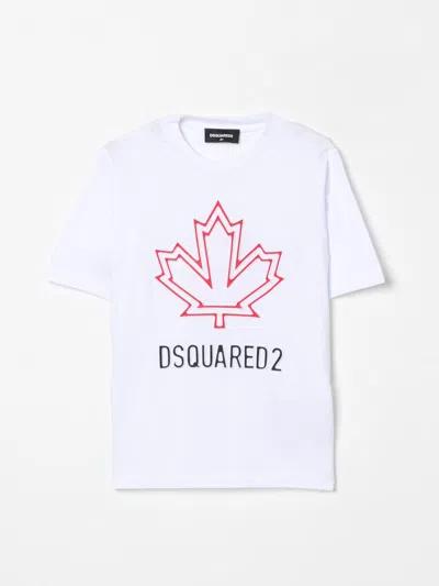 T恤 DSQUARED2 儿童 颜色 白色
