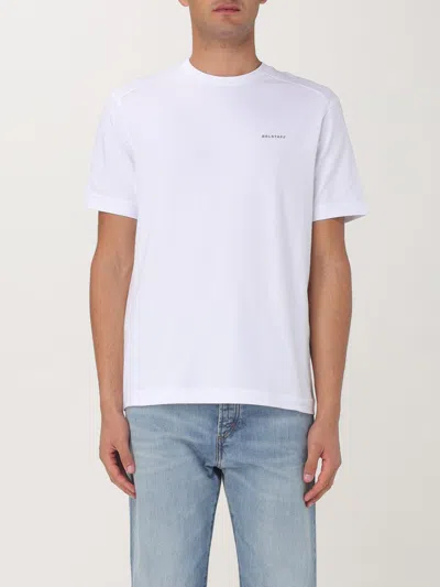 Belstaff Crewneck Short Sleeves Alloy T-shirt In White