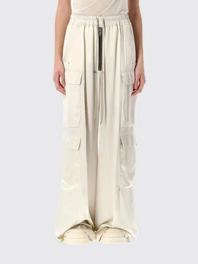 Rick Owens Cargobelas Cargo Pants In Yellow Cream