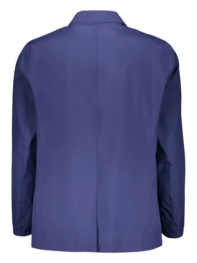 Herno Single-breasted Two-button Blazer In Blue