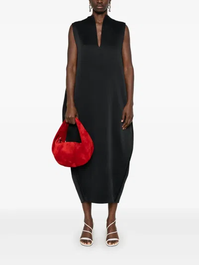 Khaite Blanche Dress In Black