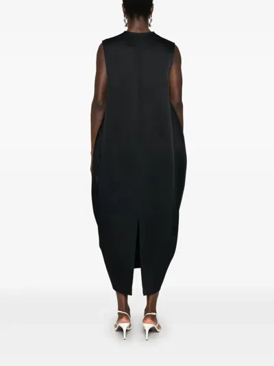 Khaite Blanche Dress In Black