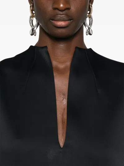 Khaite Blanche Dress In Black