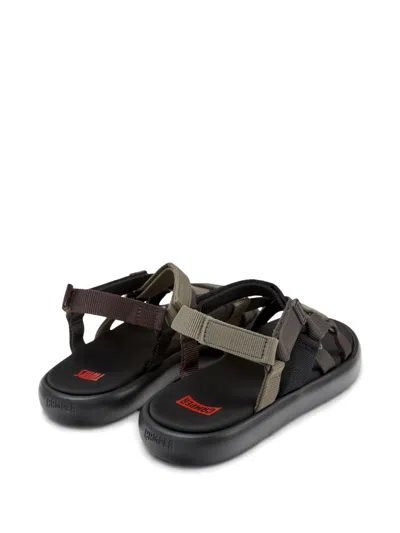 Camper Pelotas Flota Twins Sandals In Black