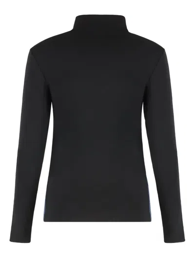 Rhude Logo Print Long Sleeve Top In Blue