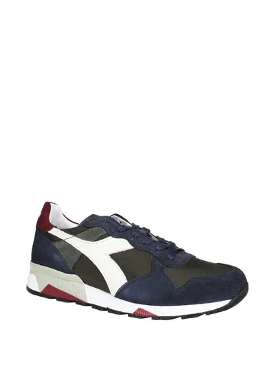 Diadora Nylon Low-top Sneakers In Black