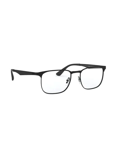Ray Ban Rectangle-frame Glasses In Black