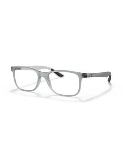 Ray Ban Square-frame Glasses In Grey
