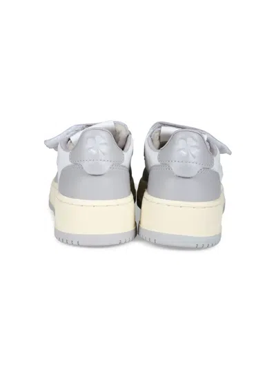 Autry Suede Kidstripes Low-top Sneakers In White