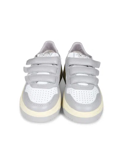 Autry Suede Kidstripes Low-top Sneakers In White