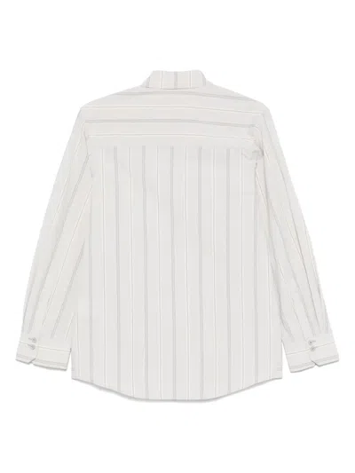 Low Classic Striped Shirt In Neutrals