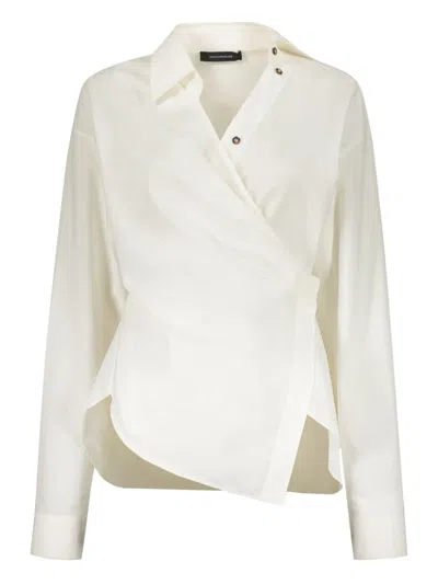 Cedric Charlier Cotton Shirt In White
