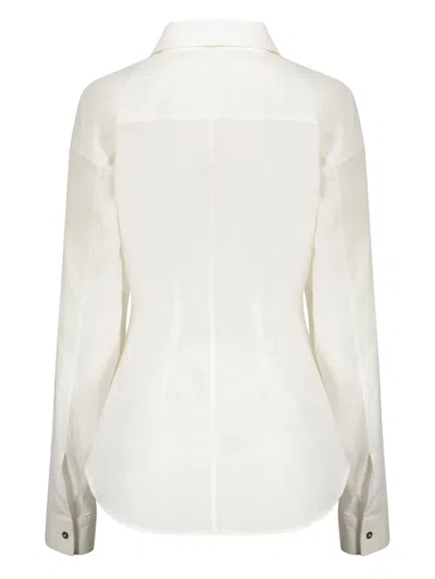 Cedric Charlier Cotton Shirt In White
