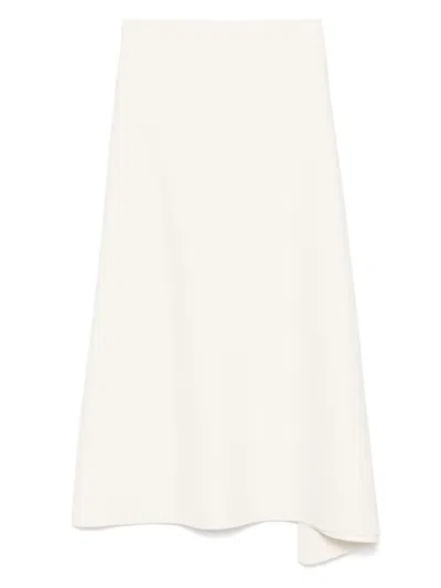 针织超长半身裙