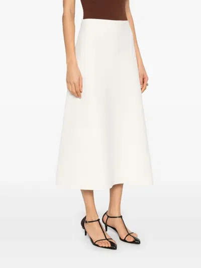 针织超长半身裙