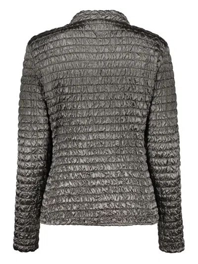 Moorer Anusca-rg Jacket With Zip In Grey