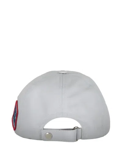 Oamc Embroidered Patch Baseball Cap In Grey