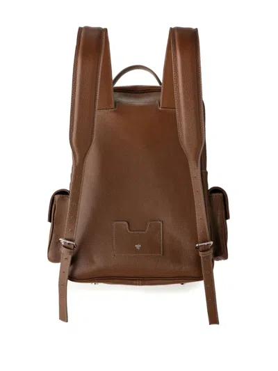 Misci Leather Backpack In Brown