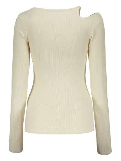 平纹针织镂空上衣