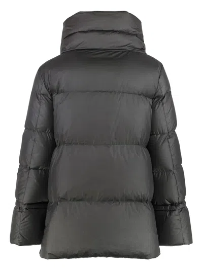 Moorer Madeira Short Down Jacket In Grey
