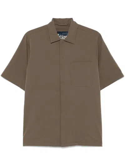 泡泡纱褶饰衬衫