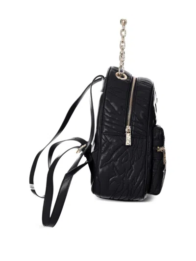 Just Cavalli Quilted Backpack In Black