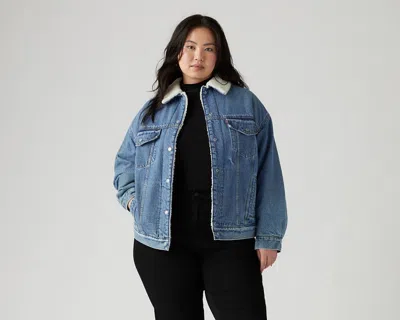 Levi's '90s Sherpa Trucker Jacket (plus Size) In Inner Adventurer