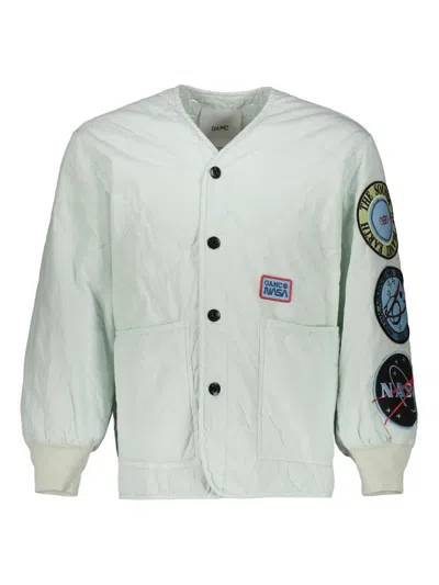 Oamc Button-front Cotton Jacket In 绿色