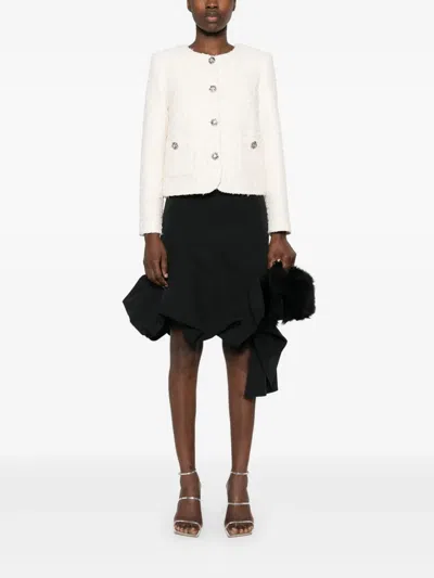 Nissa Bouclé Jacket In 中性色