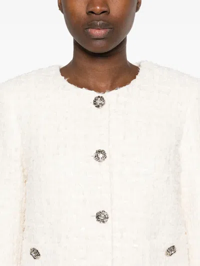 Nissa Bouclé Jacket In 中性色