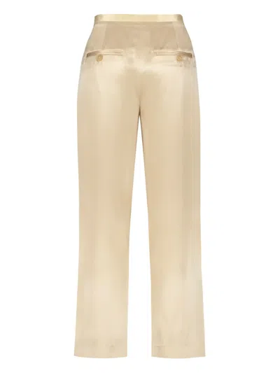 Khaite Pheadra Wide Leg Trousers In 中性色