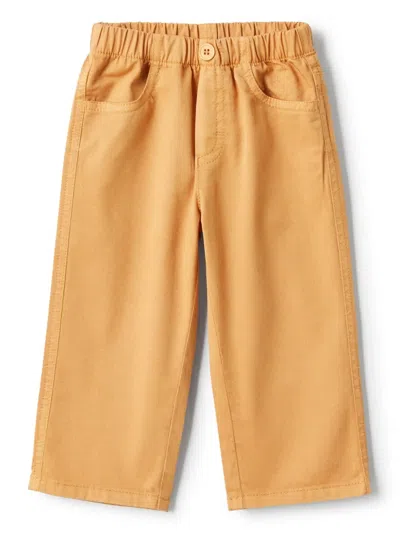 Il Gufo Drawstring Trousers In 橘色