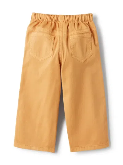 Il Gufo Drawstring Trousers In 橘色
