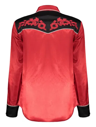 Kenzo Long Sleeve Shirt In 红色