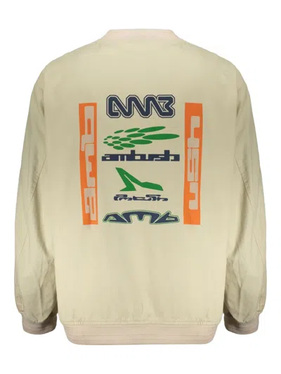 LOGO-PRINT BOMBER JACKET