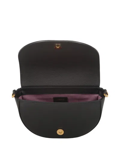 Versace Women's Medusa Logo Leather Crossbody Bag In 黑色