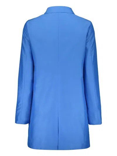 Moorer Silene-da6 Techno Fabric Jacket In Blau