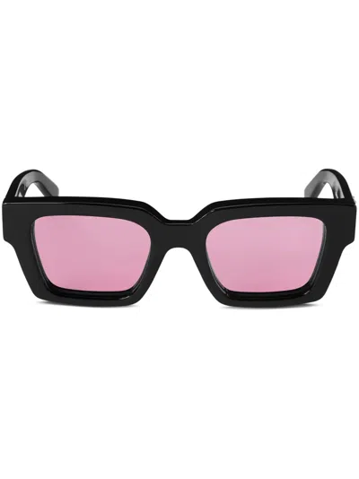 Off-white Eyewear Virgil Sonnenbrille In Schwarz