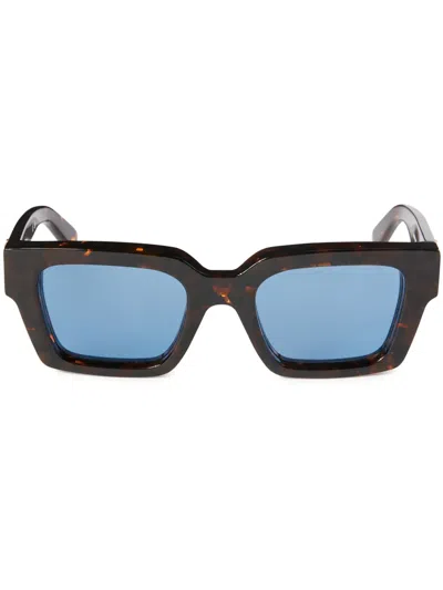 Off-white Eyewear Virgil Sonnenbrille In Braun