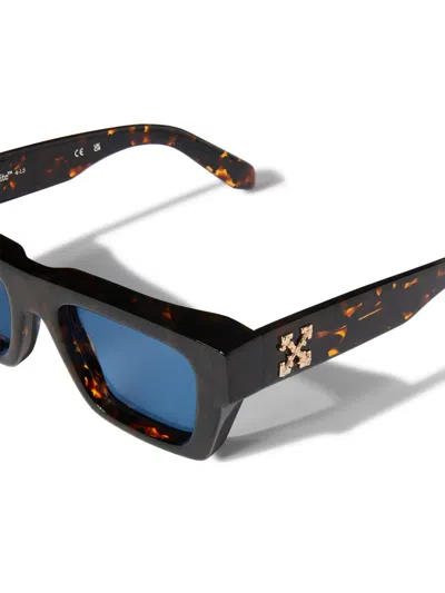 Off-white Eyewear Virgil Sonnenbrille In Braun