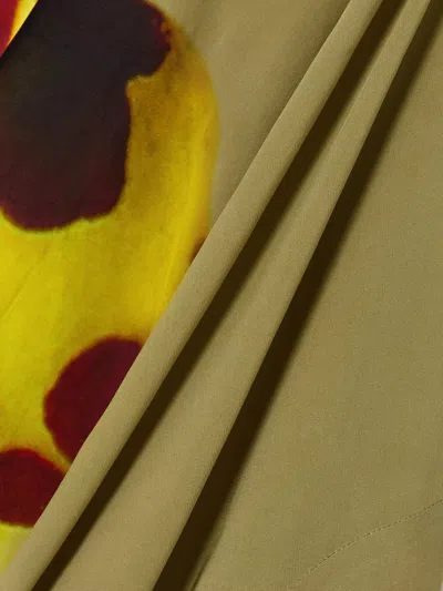 Dries Van Noten Orchid Print Blouse In Viscose In Multicolor