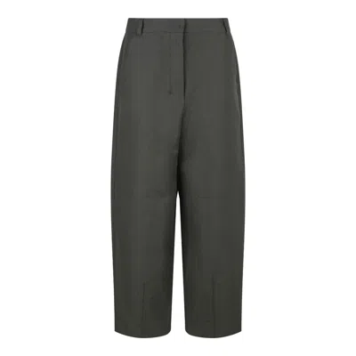 Max Mara Belt Loops Slacks In Black
