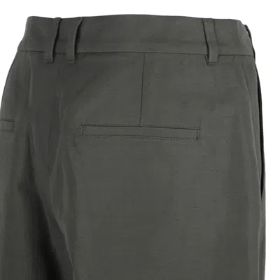 Max Mara Belt Loops Slacks In Black