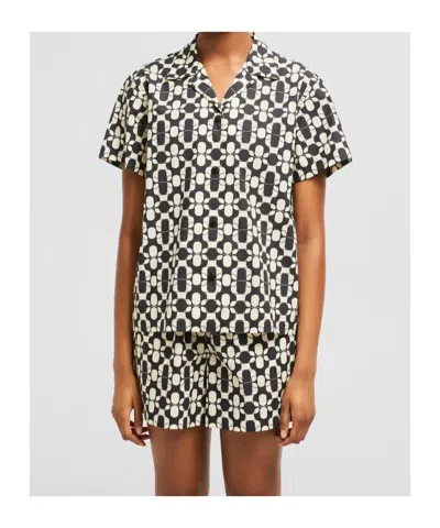 Moncler Camicia Stampata In Black