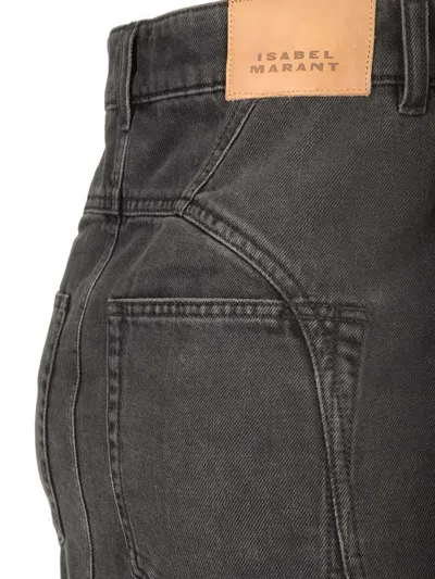 Isabel Marant Britt Midi Skirt In Beige